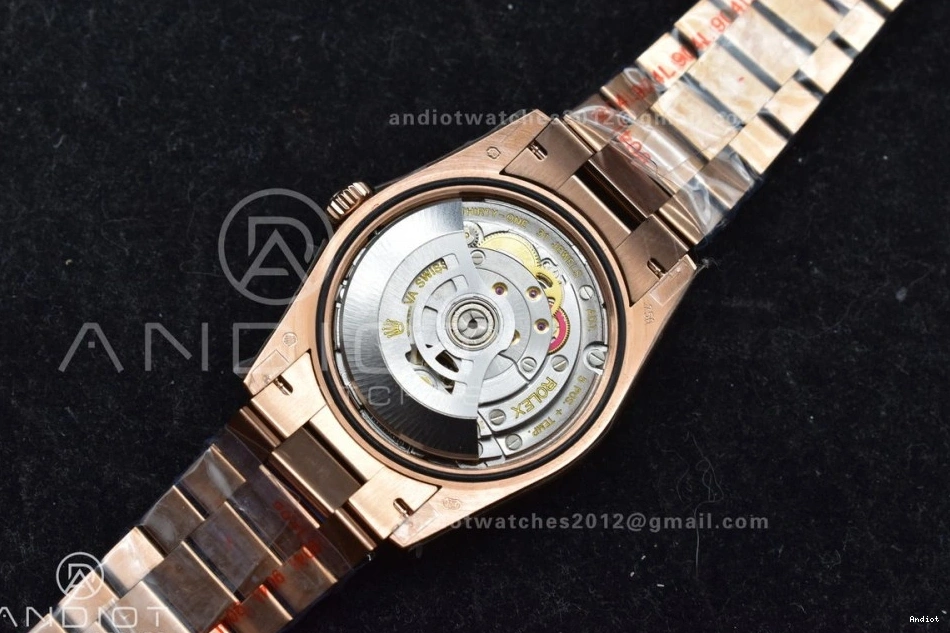 Silver RG vr3255 QF Diamond 904L with Weight) Square on (Gain Bracelet 36 Best Edition DayDate Dial V5 President Steel 0510